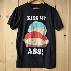 South Park Cartman T Shirt Black Mens Medium